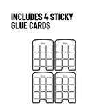 Bloc Replacement Glue Cards For LED Indoor Fly Trap (Pack of 4)